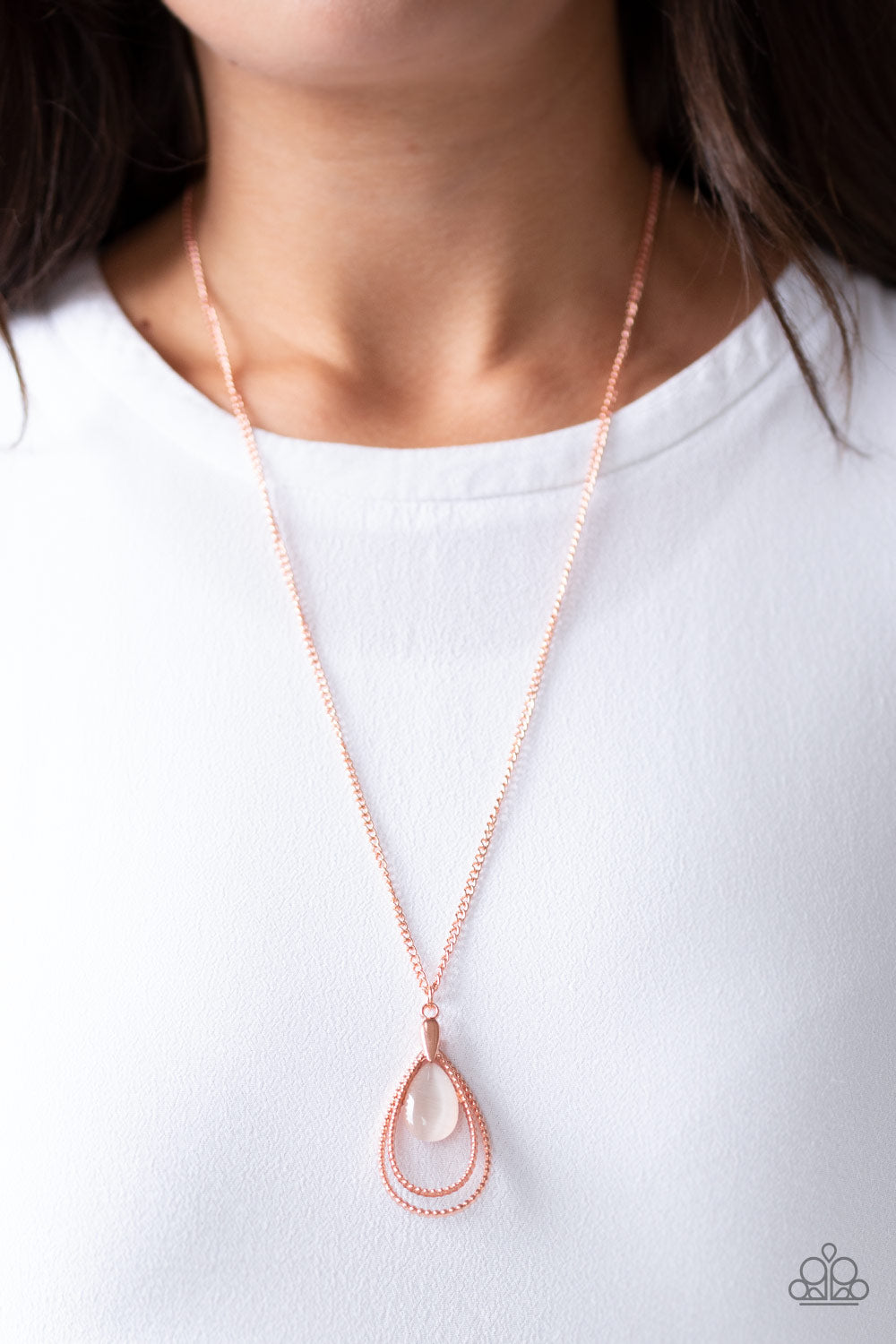 TEARDROP TRANQUILITY COPPER-NECKLACE