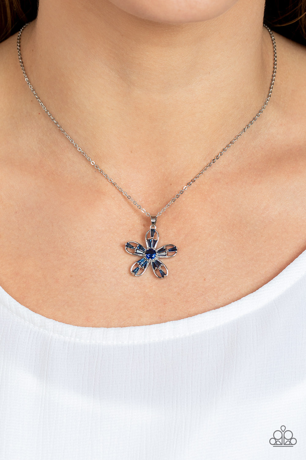 BOTANICAL BALLAD BLUE-NECKLACE