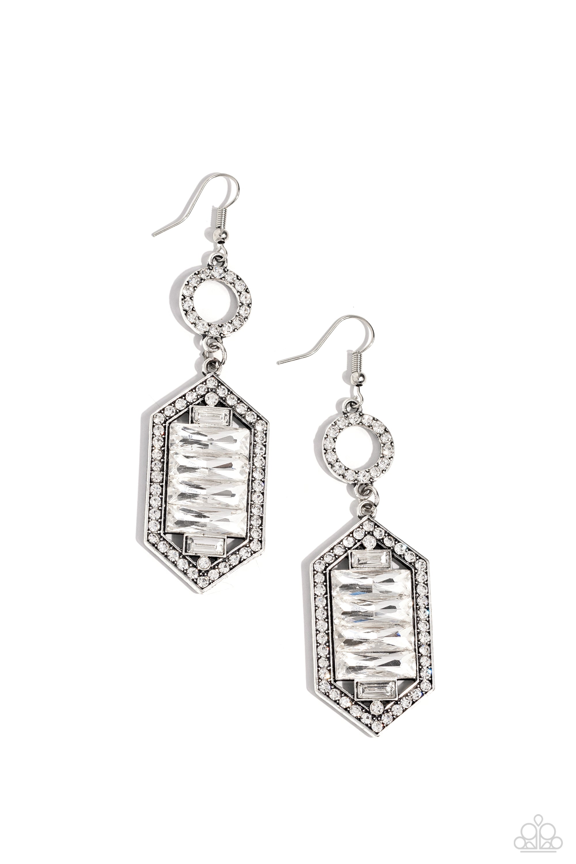 COMBUSTIBLE CRAVING WHITE-EARRINGS
