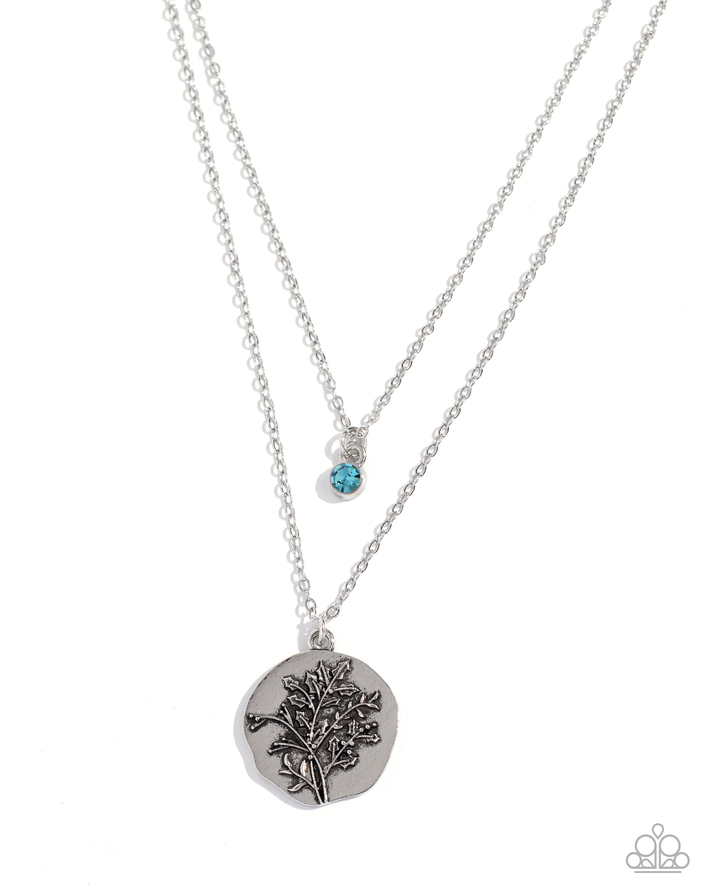 BIRTHSTONE BEAUTY DEC BLUE-NECKLACE