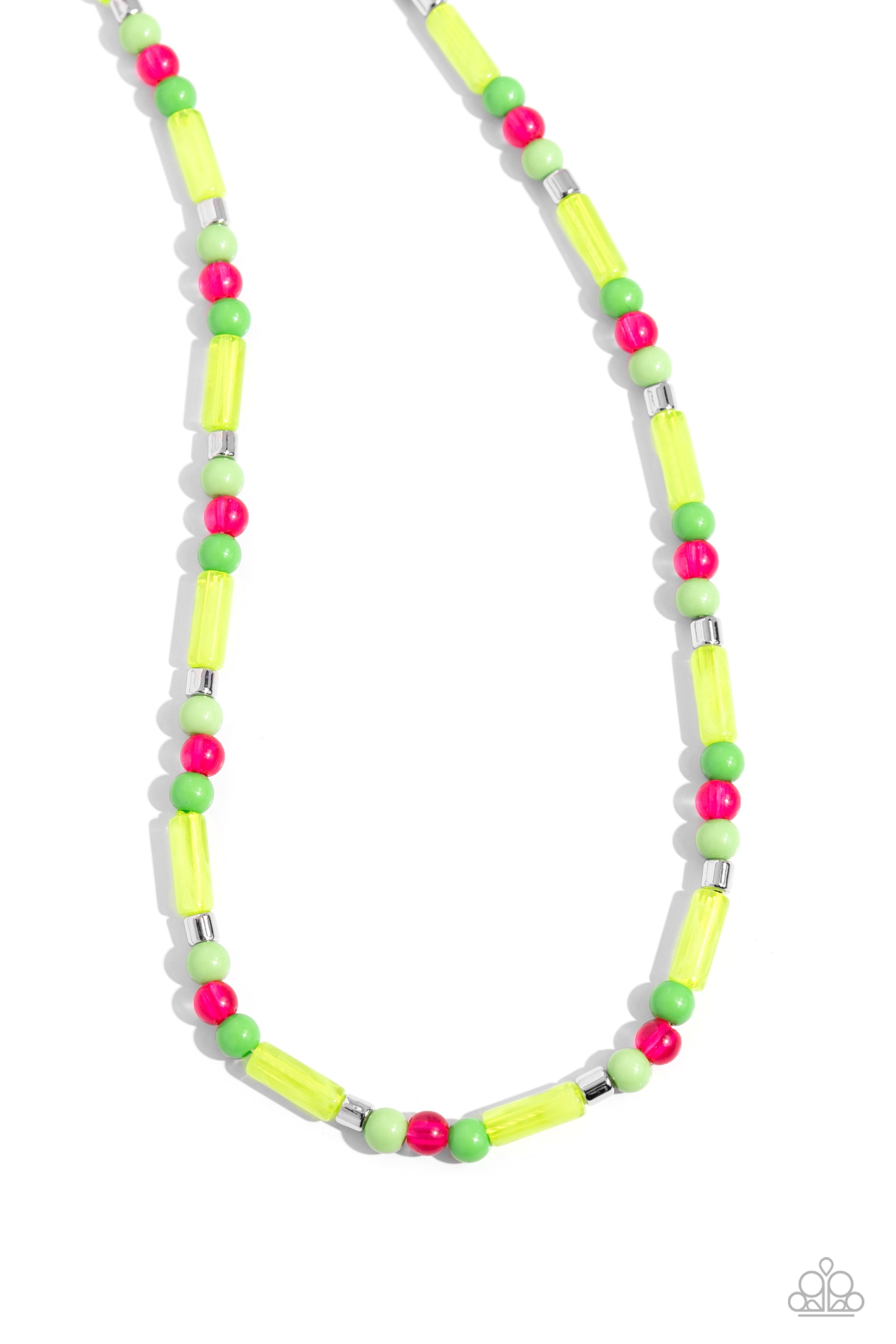 BEADED BEGINNER GREEN-NECKLACE