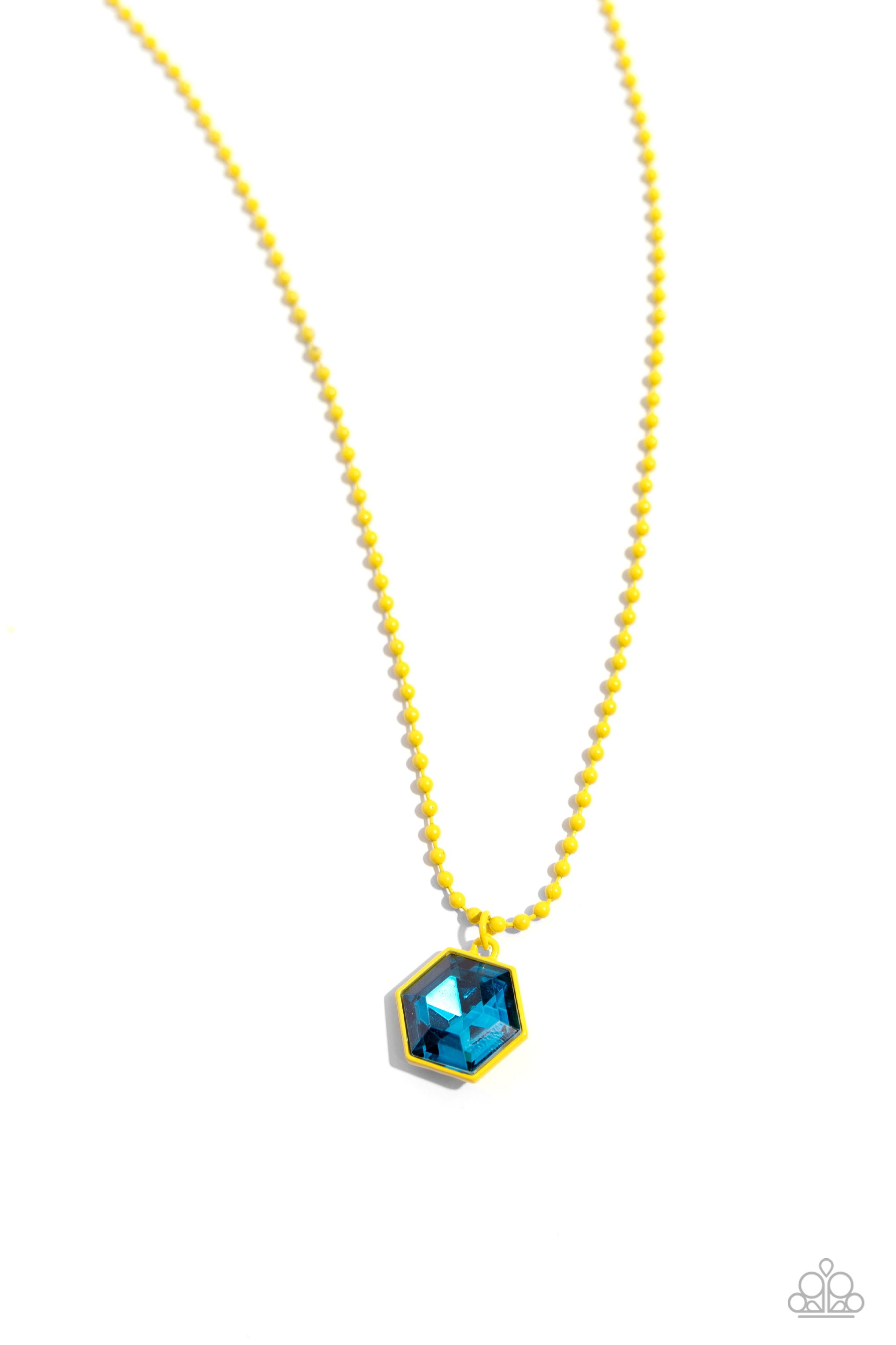 SPRINKLE OF SIMPLICITY YELLOW-NECKLACE