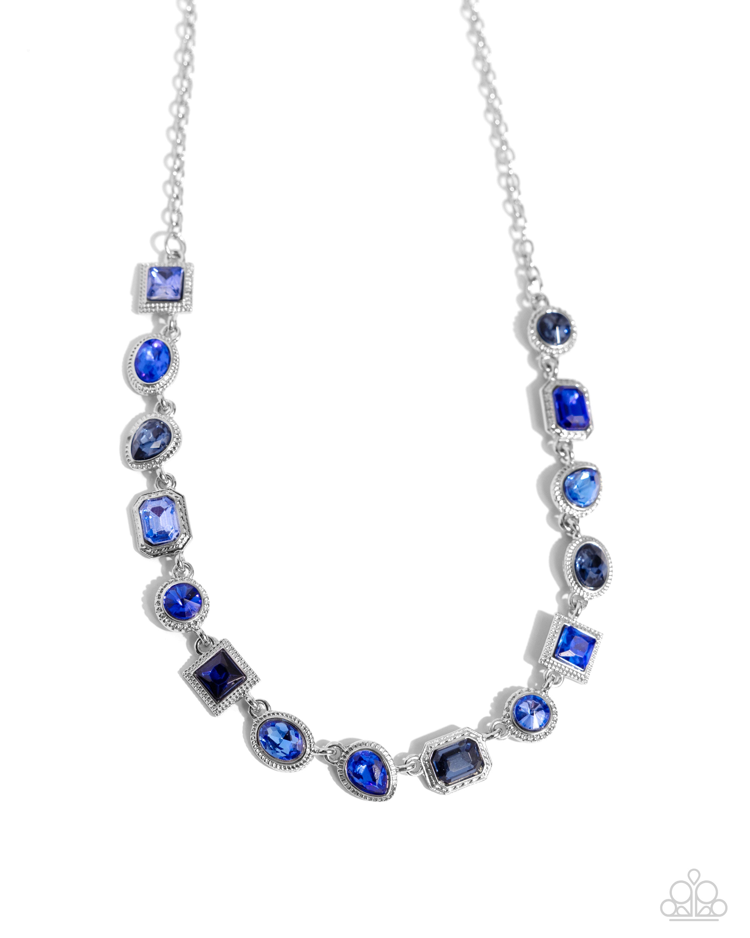 GALLERY GLAM BLUE-NECKLACE