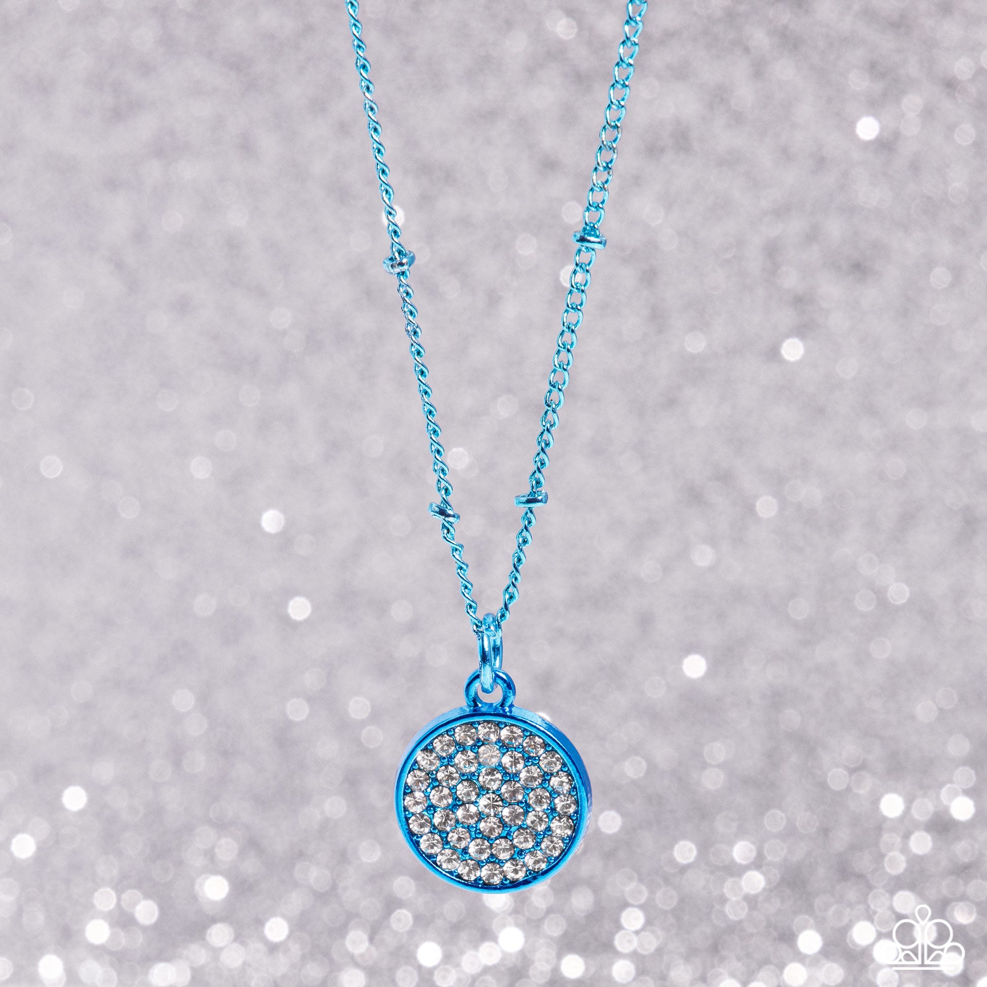 BEJEWELED BASIC BLUE-NECKLACE