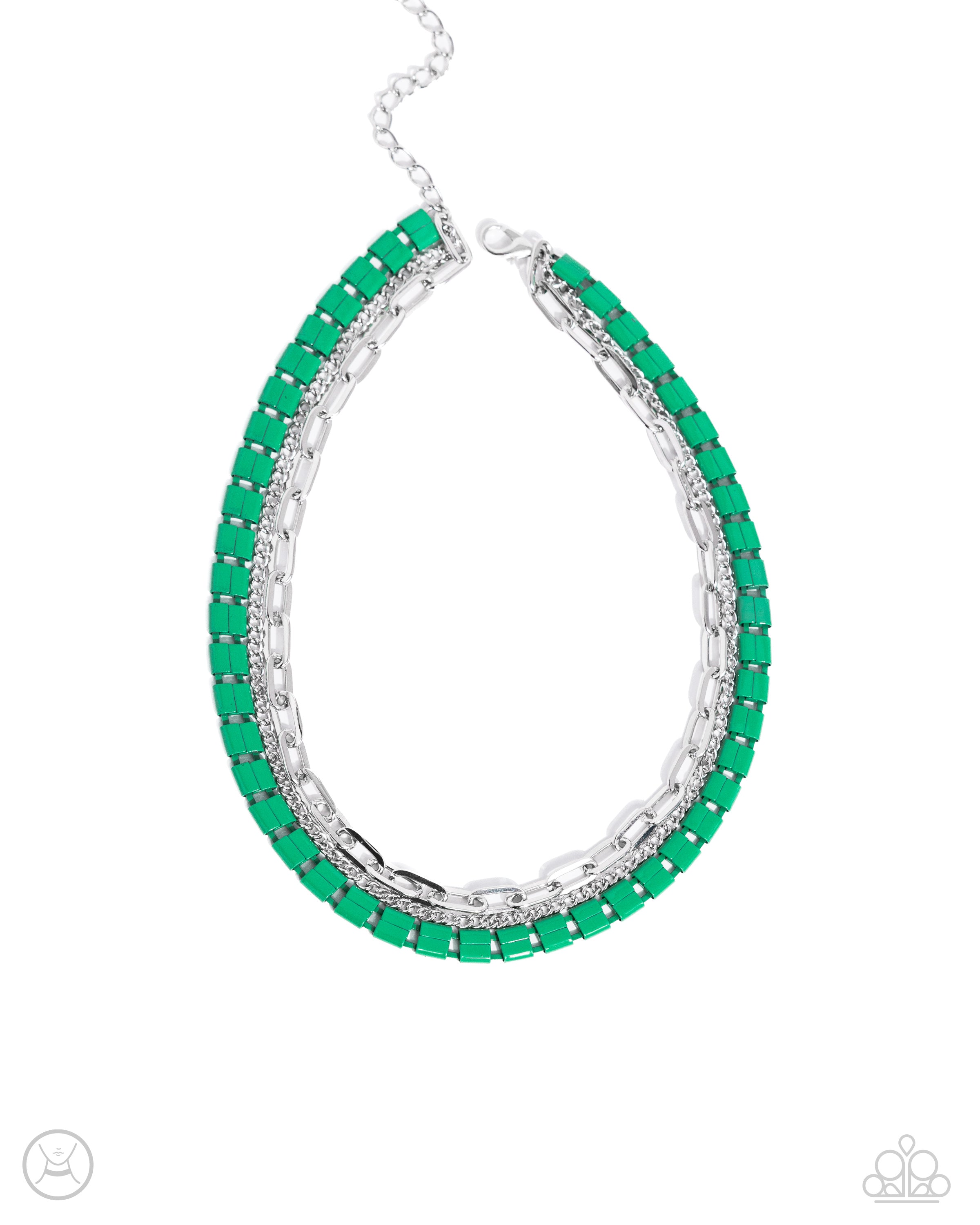 LAYER OF THE YEAR GREEN-NECKLACE