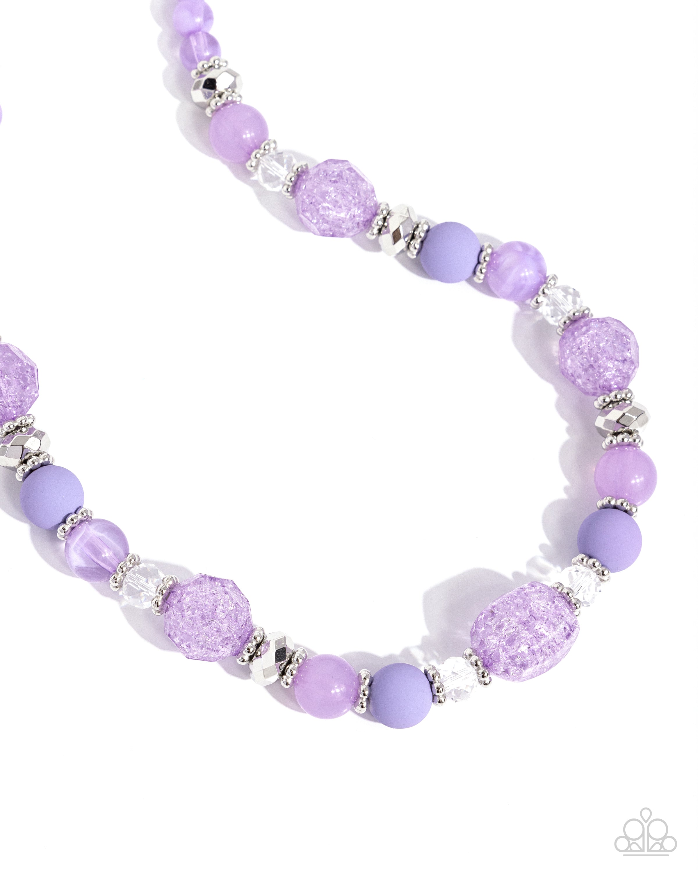 WHIMSICAL WAGER PURPLE-NECKLACE