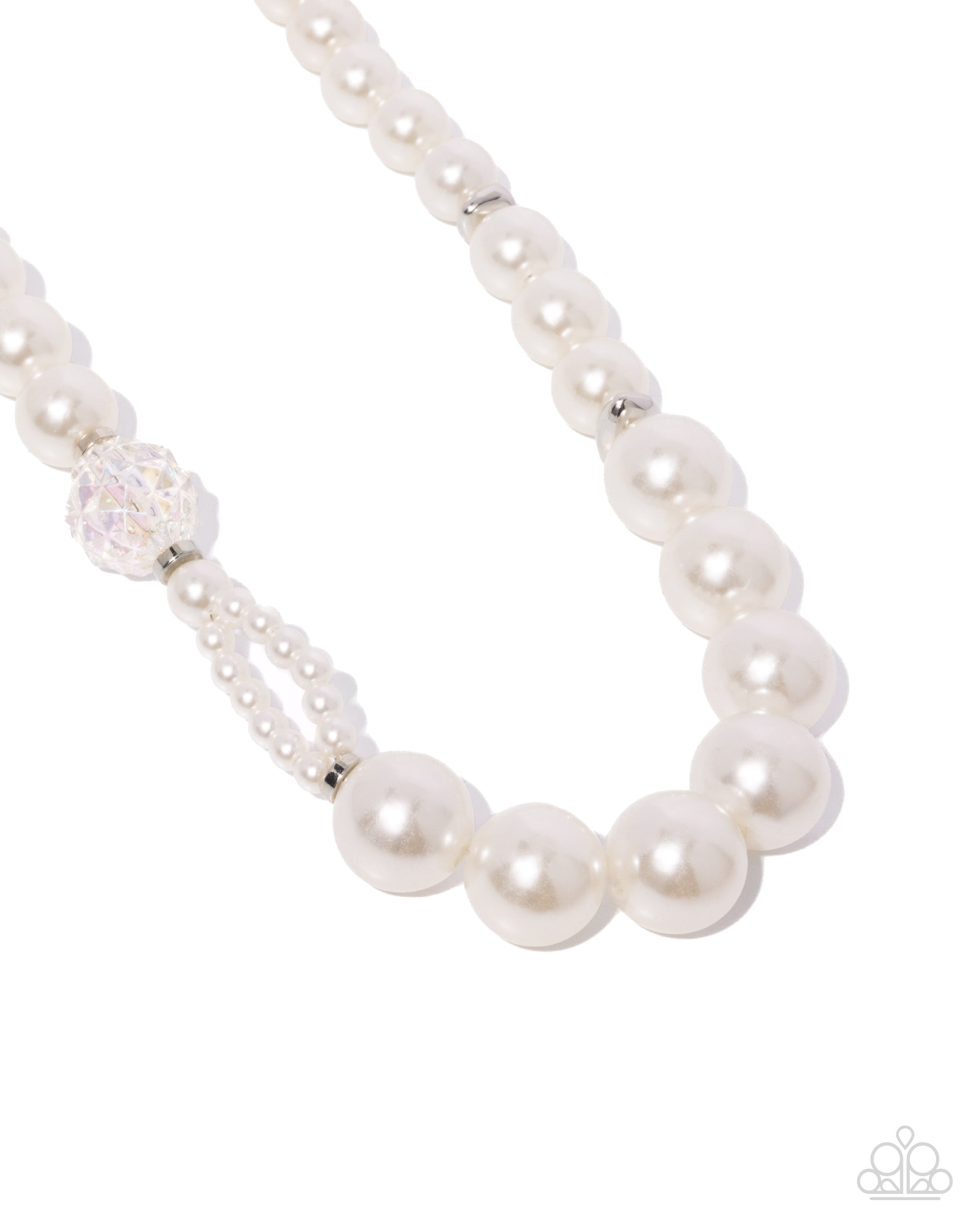 CRYSTAL CLASS WHITE-NECKLACE