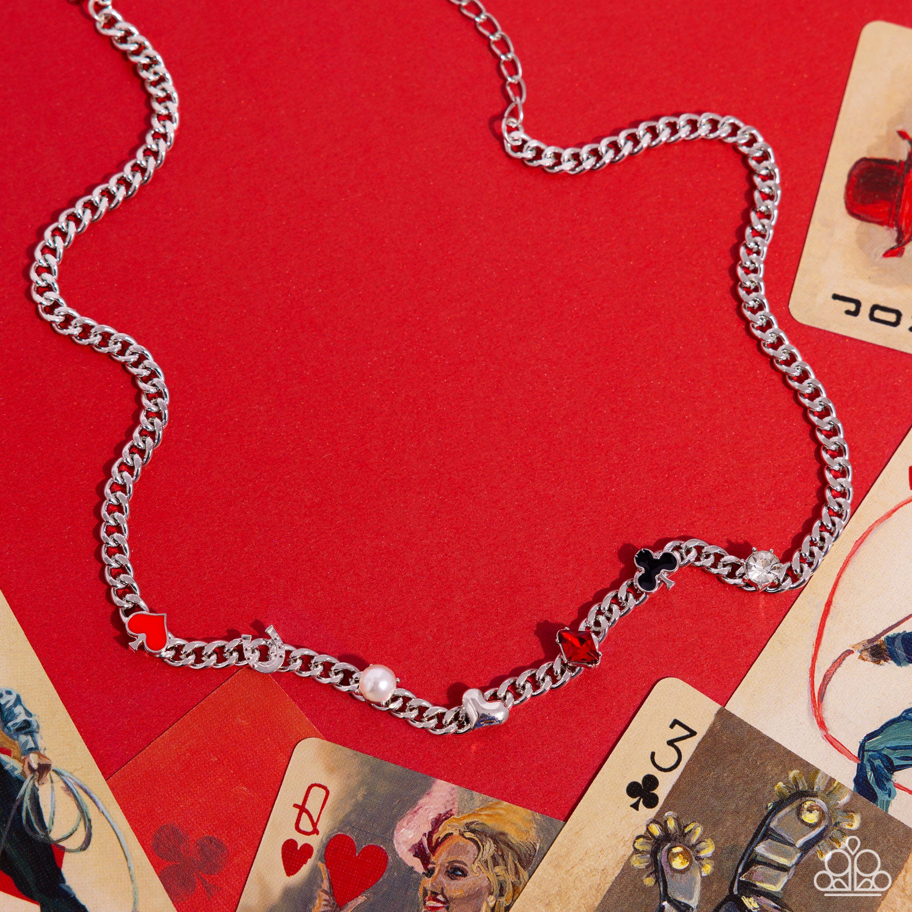 VEGAS VAULT RED-NECKLACE