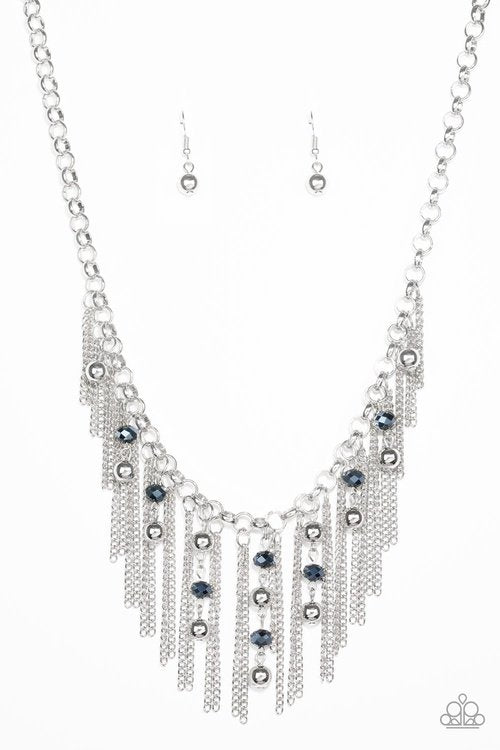 EVER REBELLIOUS BLUE-NECKLACE