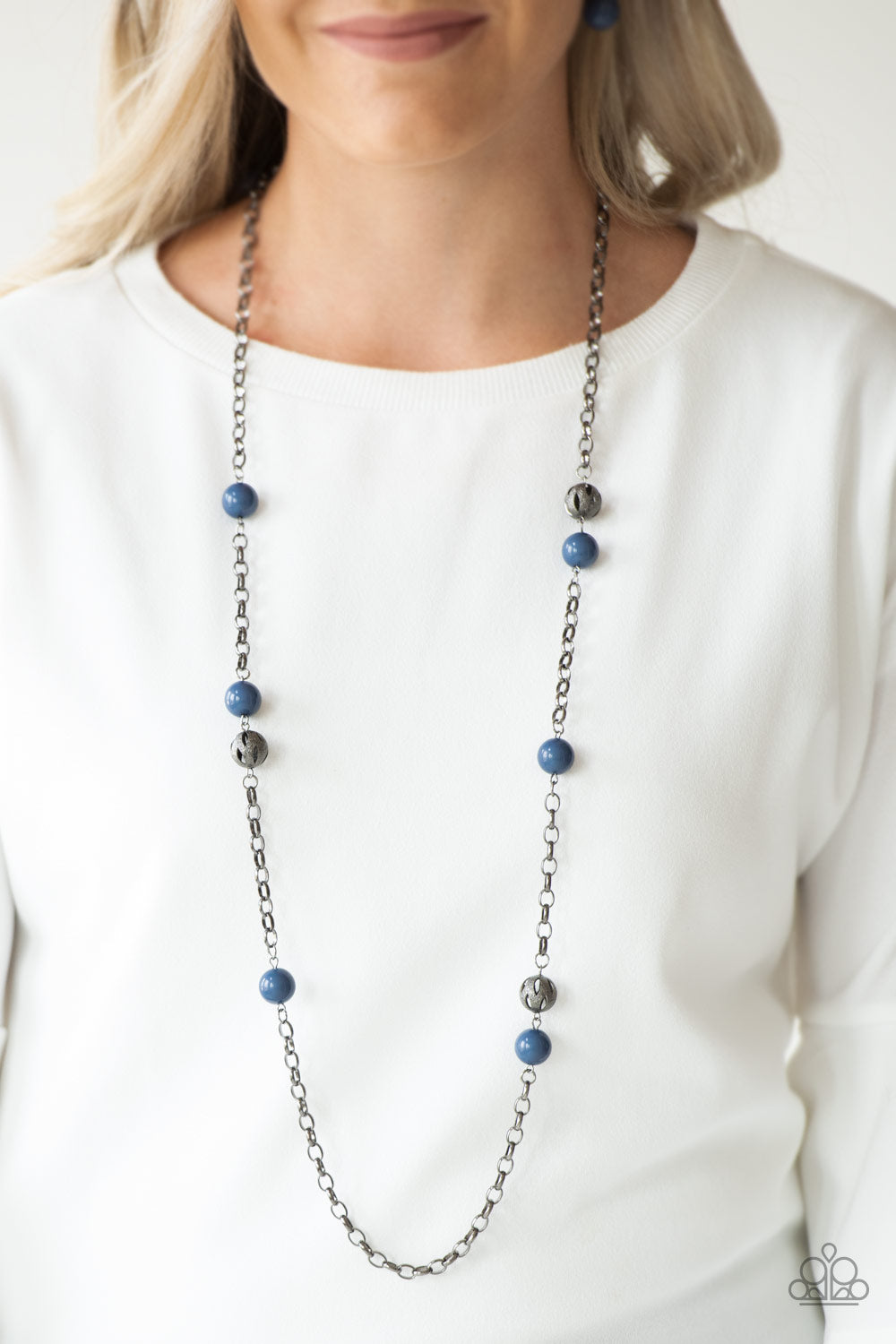 FASHION FAD BLUE-NECKLACE