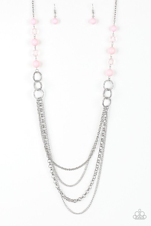 VIVIDLY VIVID PINK-NECKLACE