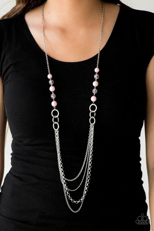 VIVIDLY VIVID PINK-NECKLACE