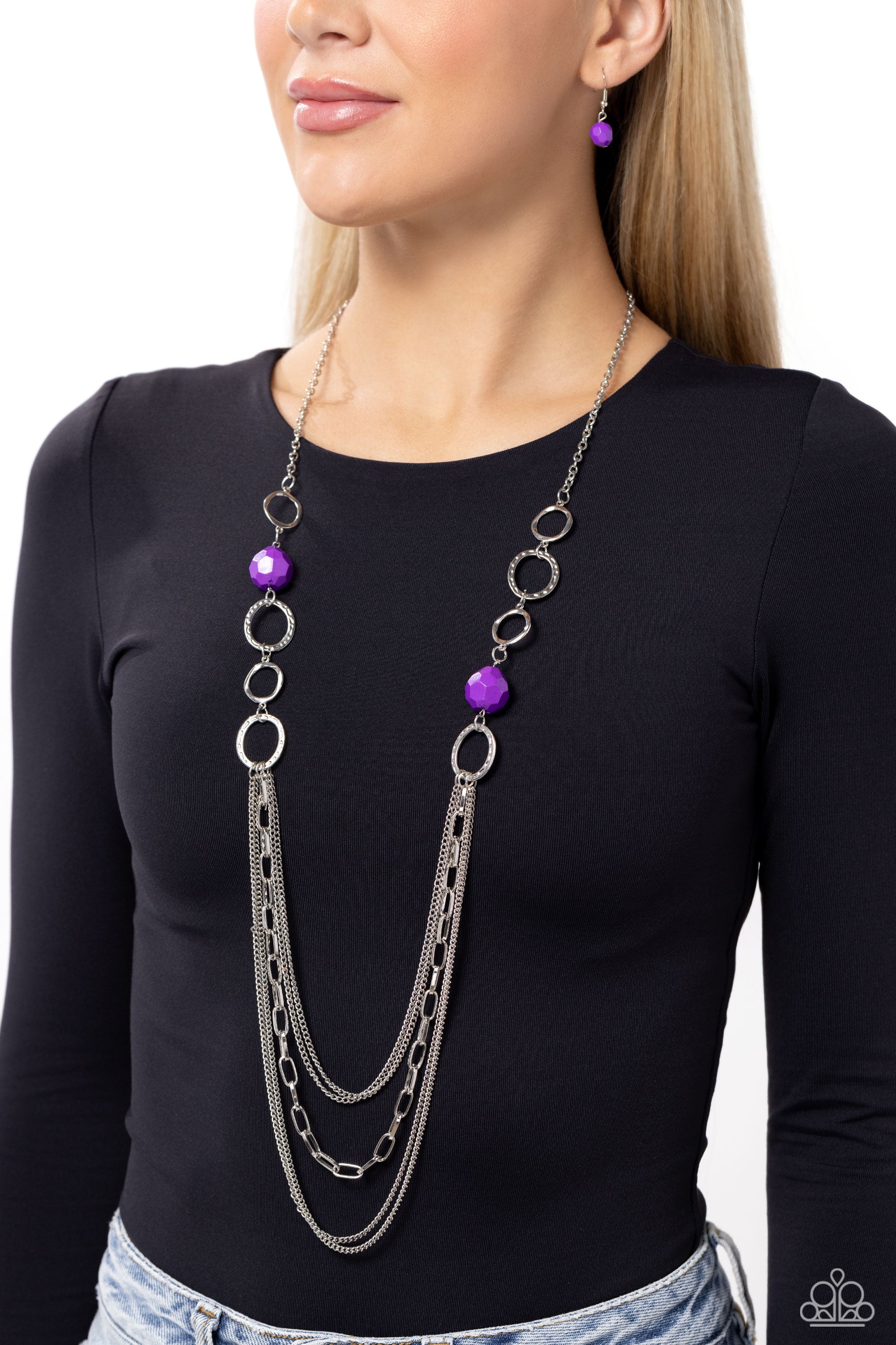 MARGARITA MASQUERADES PURPLE-NECKLACE