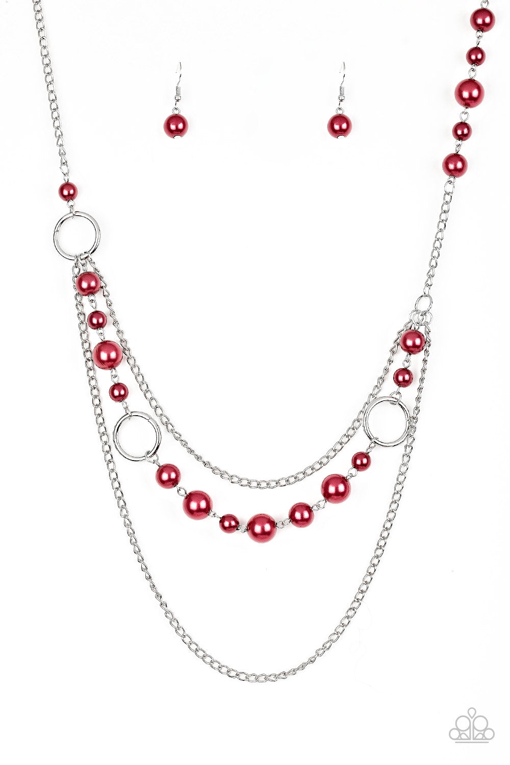 PARTY DRESS PRINCESS RED-NECKLACE