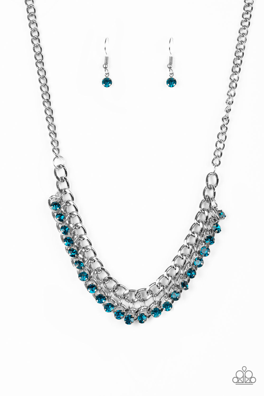 GLOW AND GRIND BLUE-NECKLACE