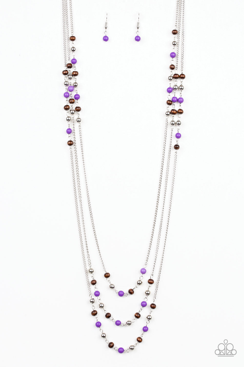 SEASONAL SENSATION PURPLE-NECKLACE