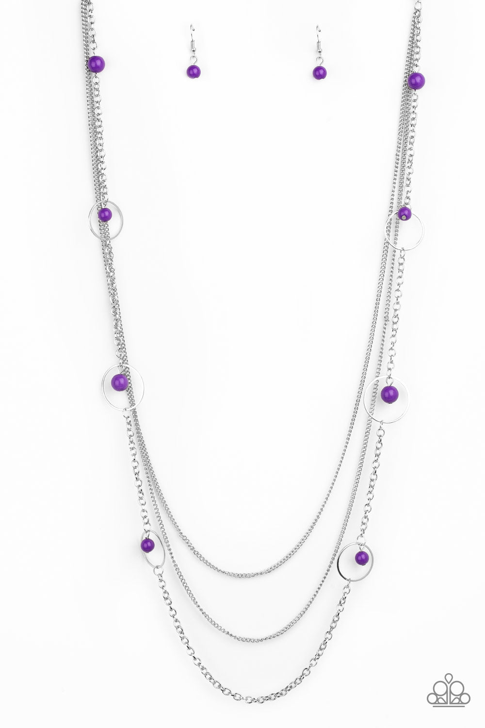 COLLECTIVELY CAREFREE PURPLE-NECKLACE