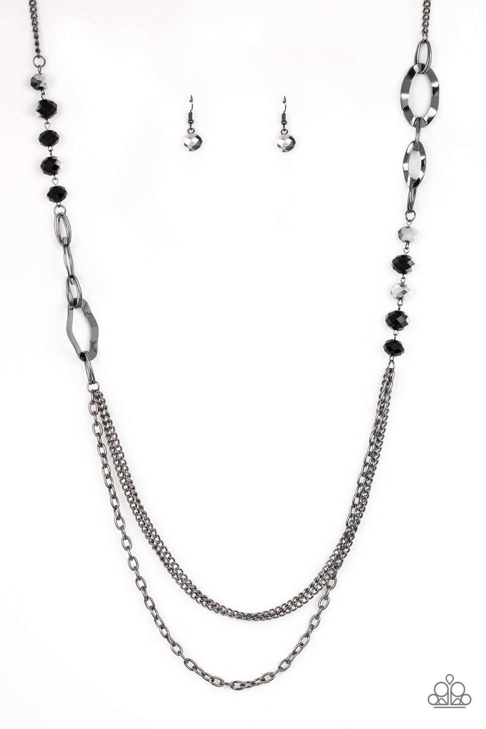 MODERN GIRL GLAM BLACK-NECKLACE