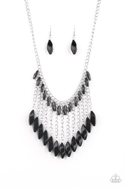 VENTUROUS VIBES BLACK-NECKLACE