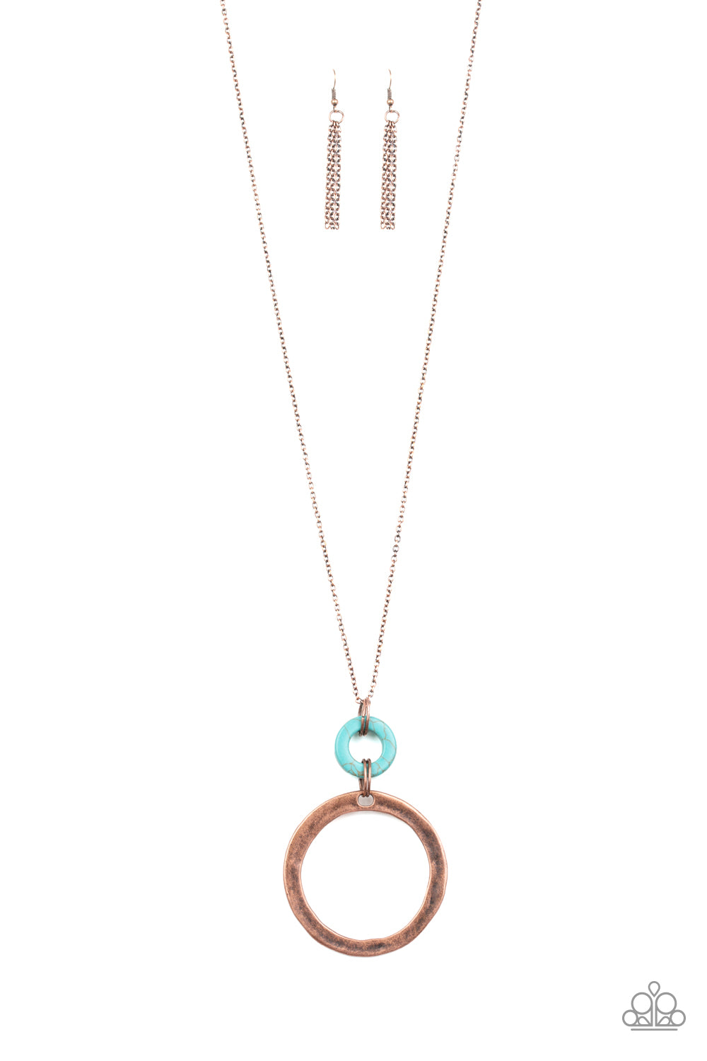 OPTICAL ILLUSION COPPER-NECKLACE