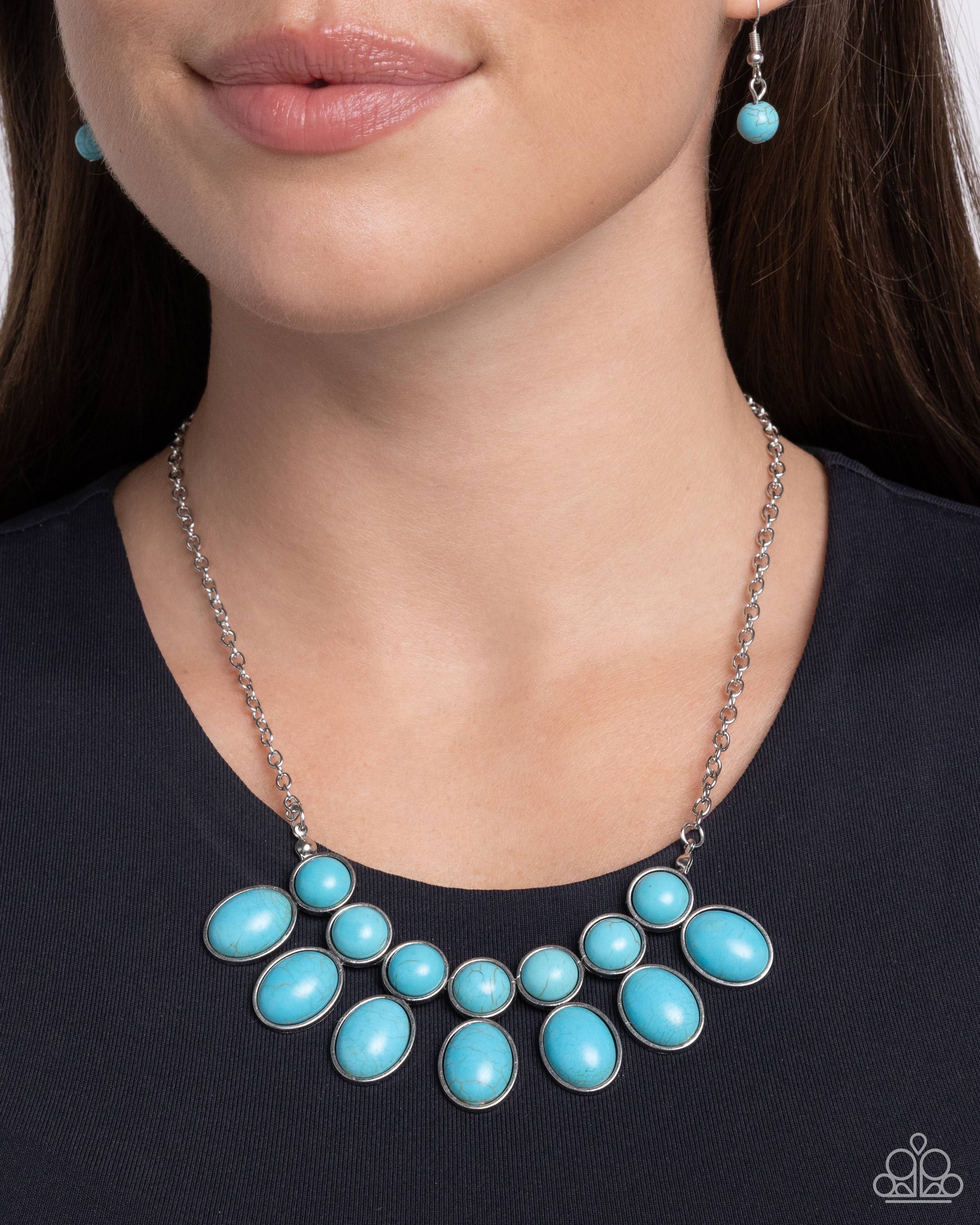 ENVIRONMENTAL IMPACT BLUE-NECKLACE