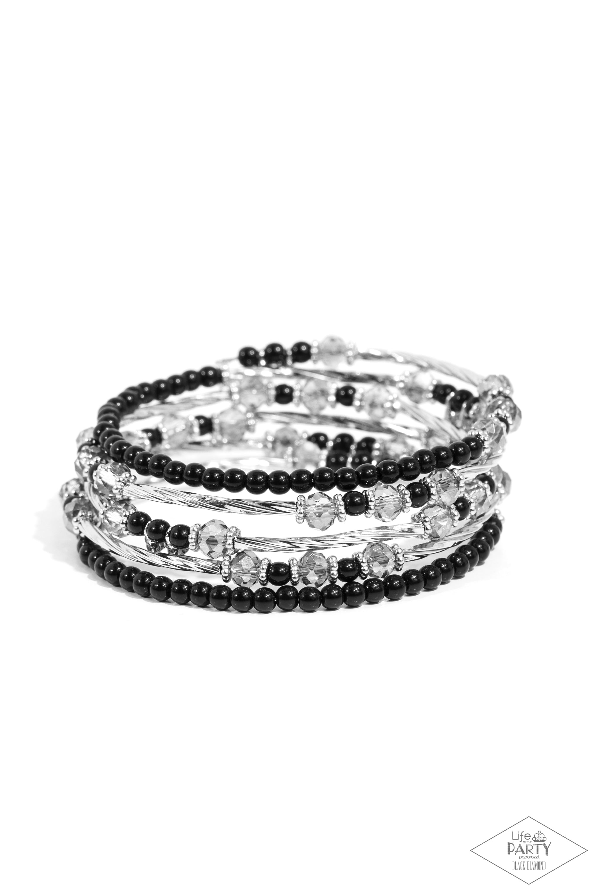 HEAD-TURNING TWINKLE BLACK-BRACELET