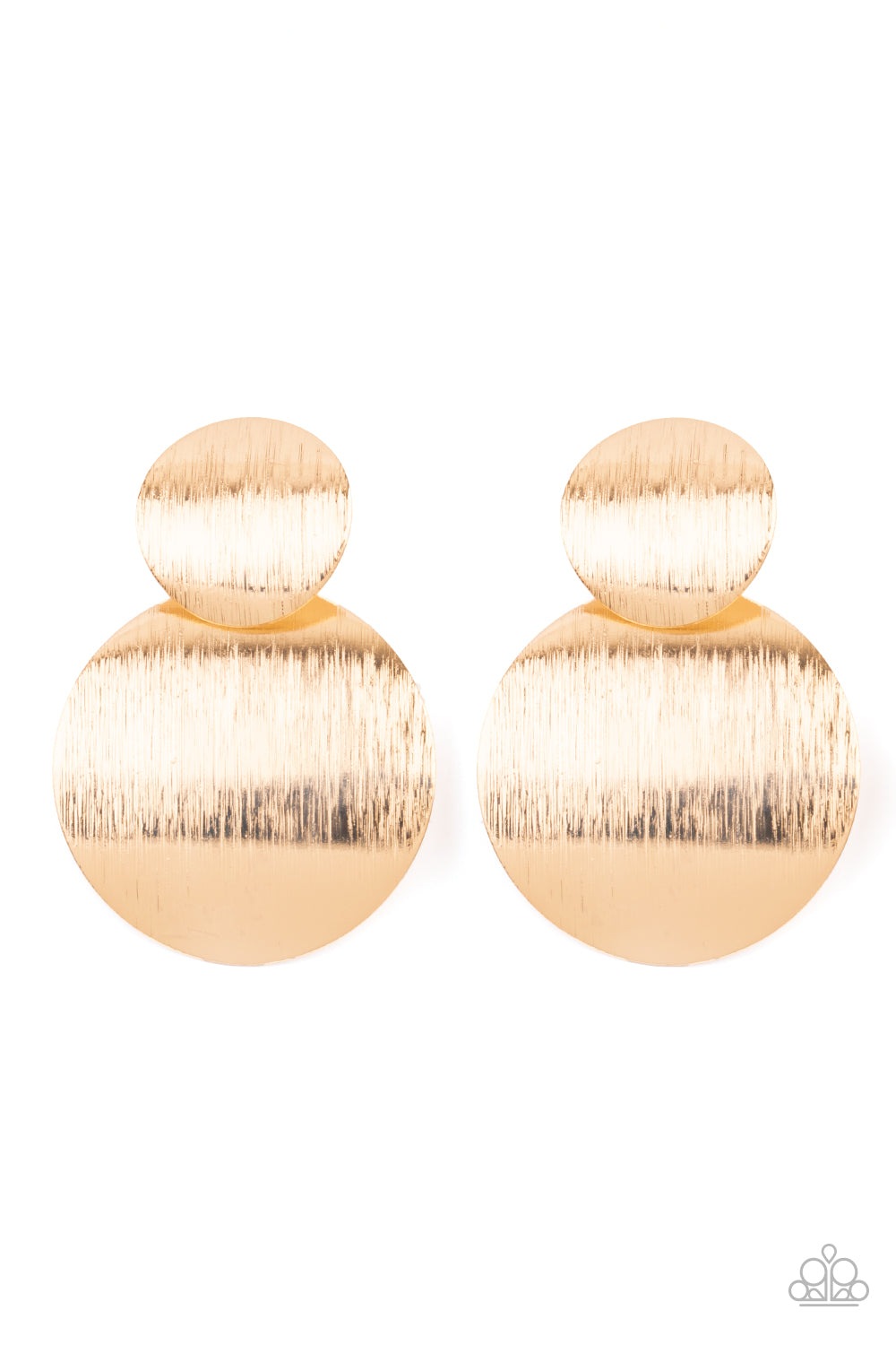 HERE TODAY, GONG TOMORROW GOLD-EARRINGS