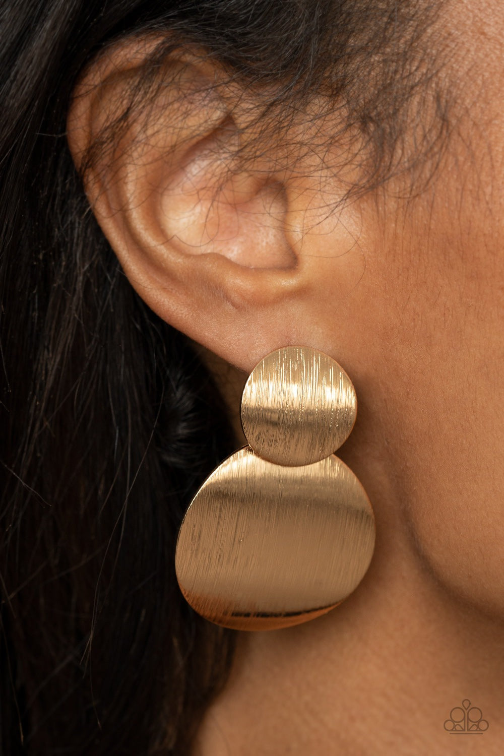 HERE TODAY, GONG TOMORROW GOLD-EARRINGS