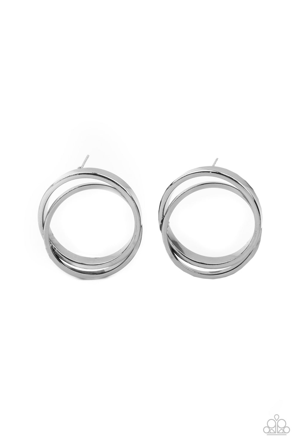 ALWAYS IN THE LOOP BLACK-EARRINGS