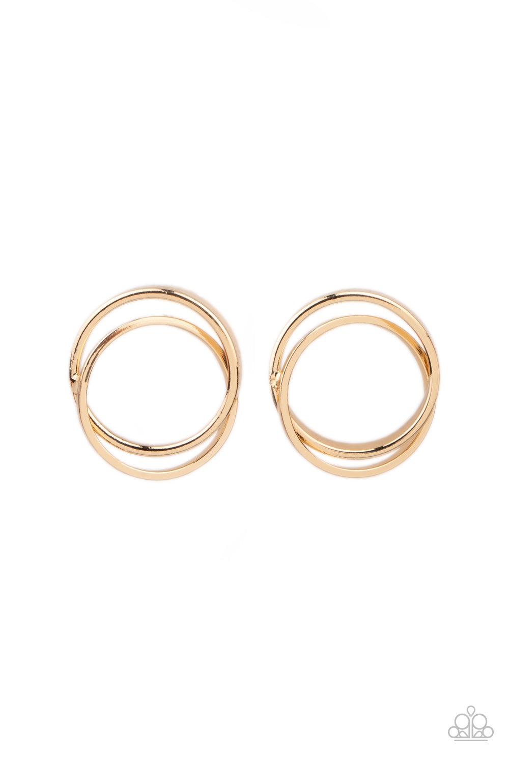 ALWAYS IN THE LOOP GOLD-EARRINGS