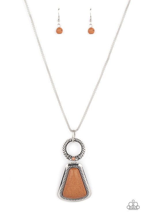 STONE PRAIRIES BROWN-NECKLACE