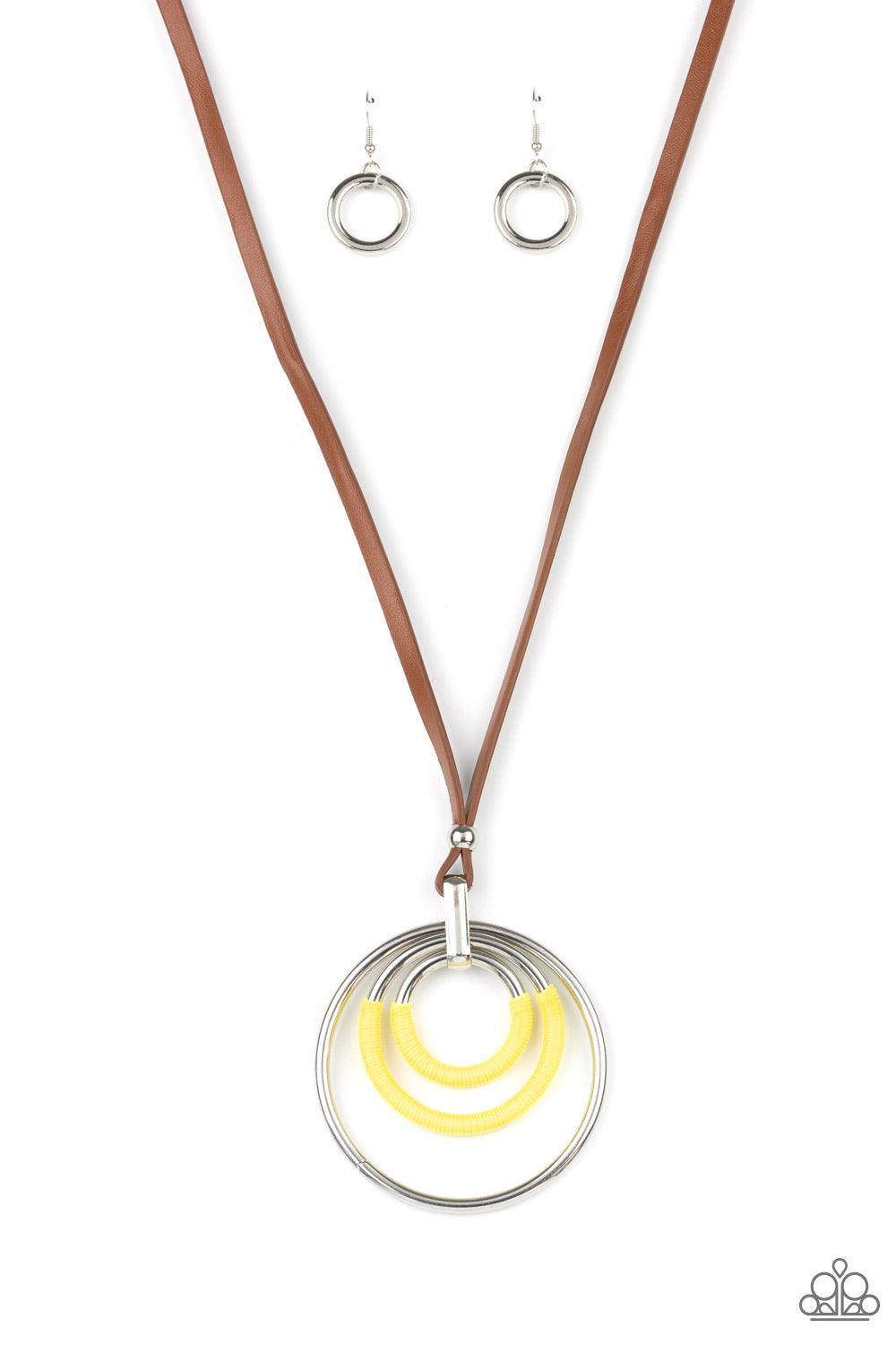 HYPNOTIC HAPPENINGS YELLOW-NECKLACE