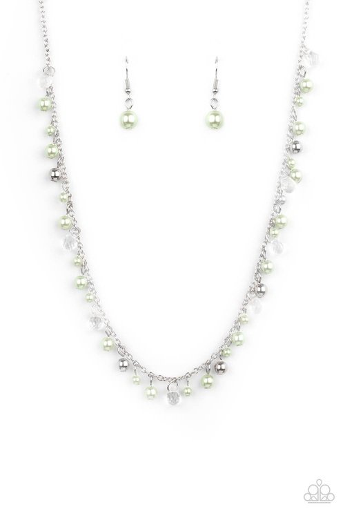 PEARL ESSENCE GREEN-NECKLACE