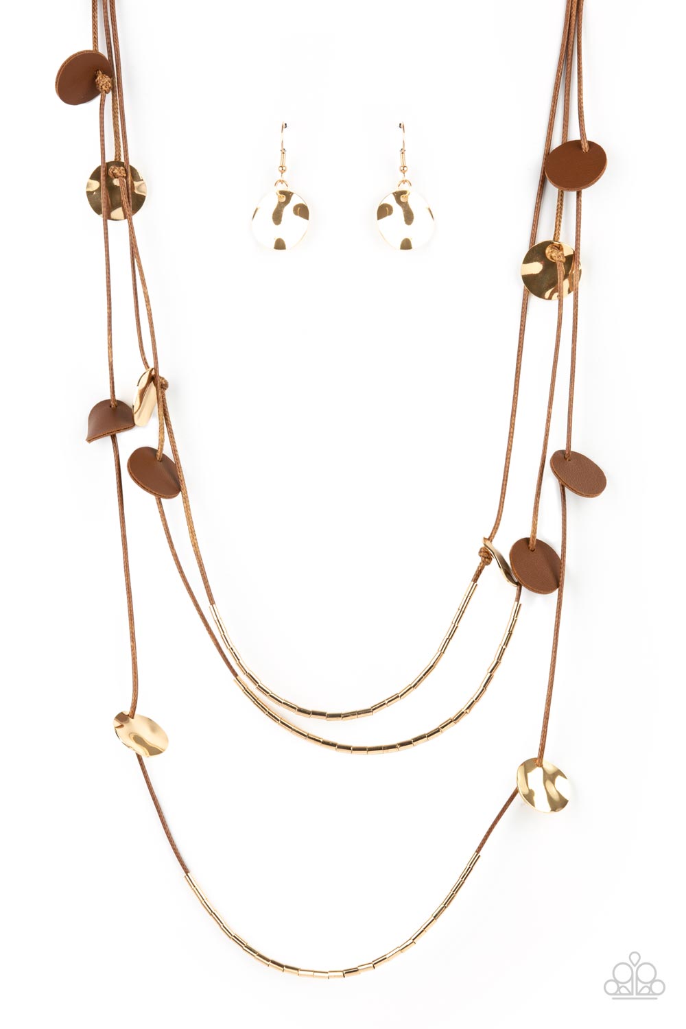 ALLURING LUXE BROWN-NECKLACE