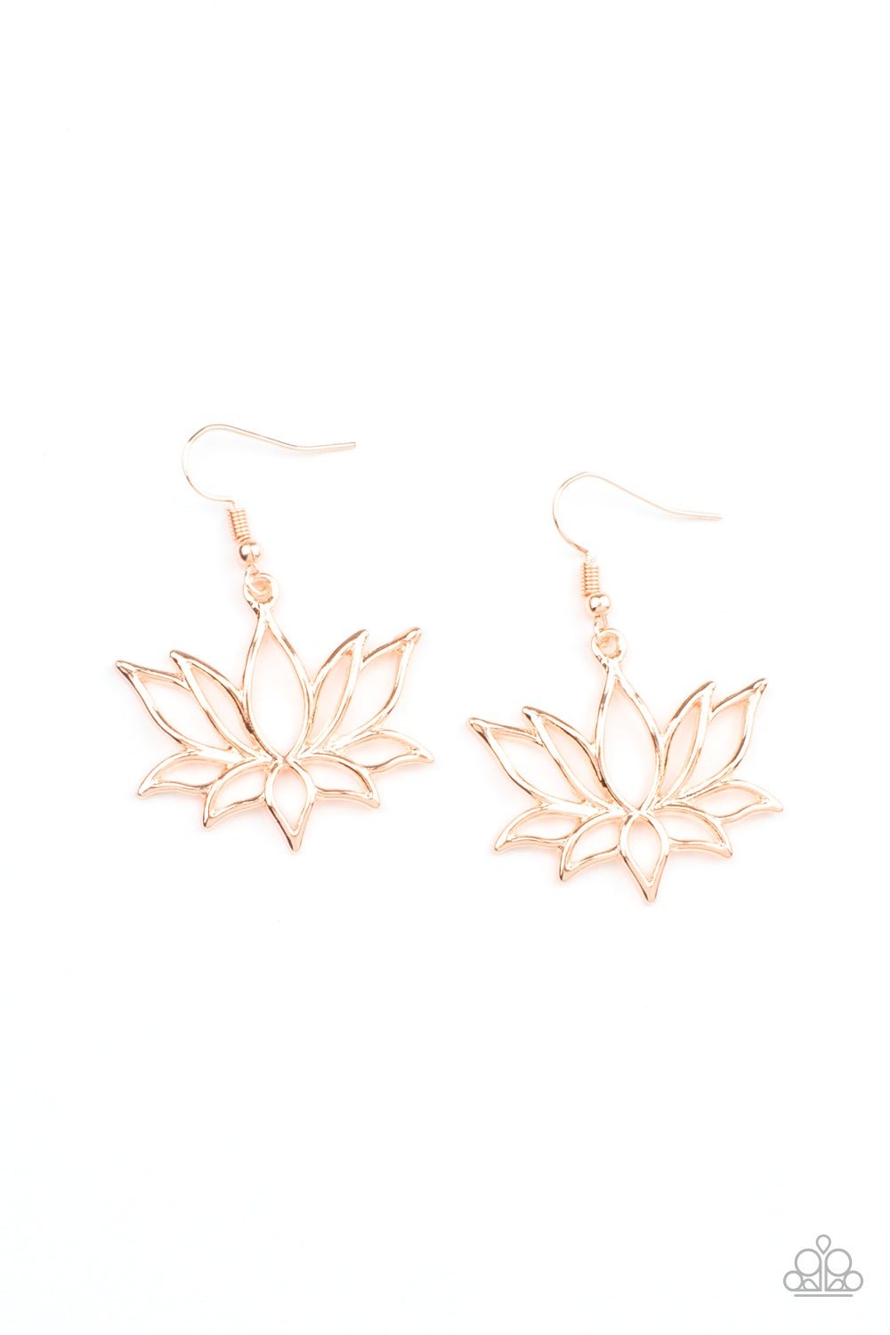 LOTUS PONDS ROSE GOLD-EARRINGS