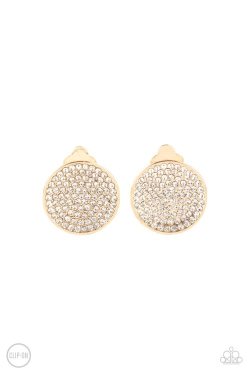 DRAMA ON DEMAND GOLD-EARRINGS