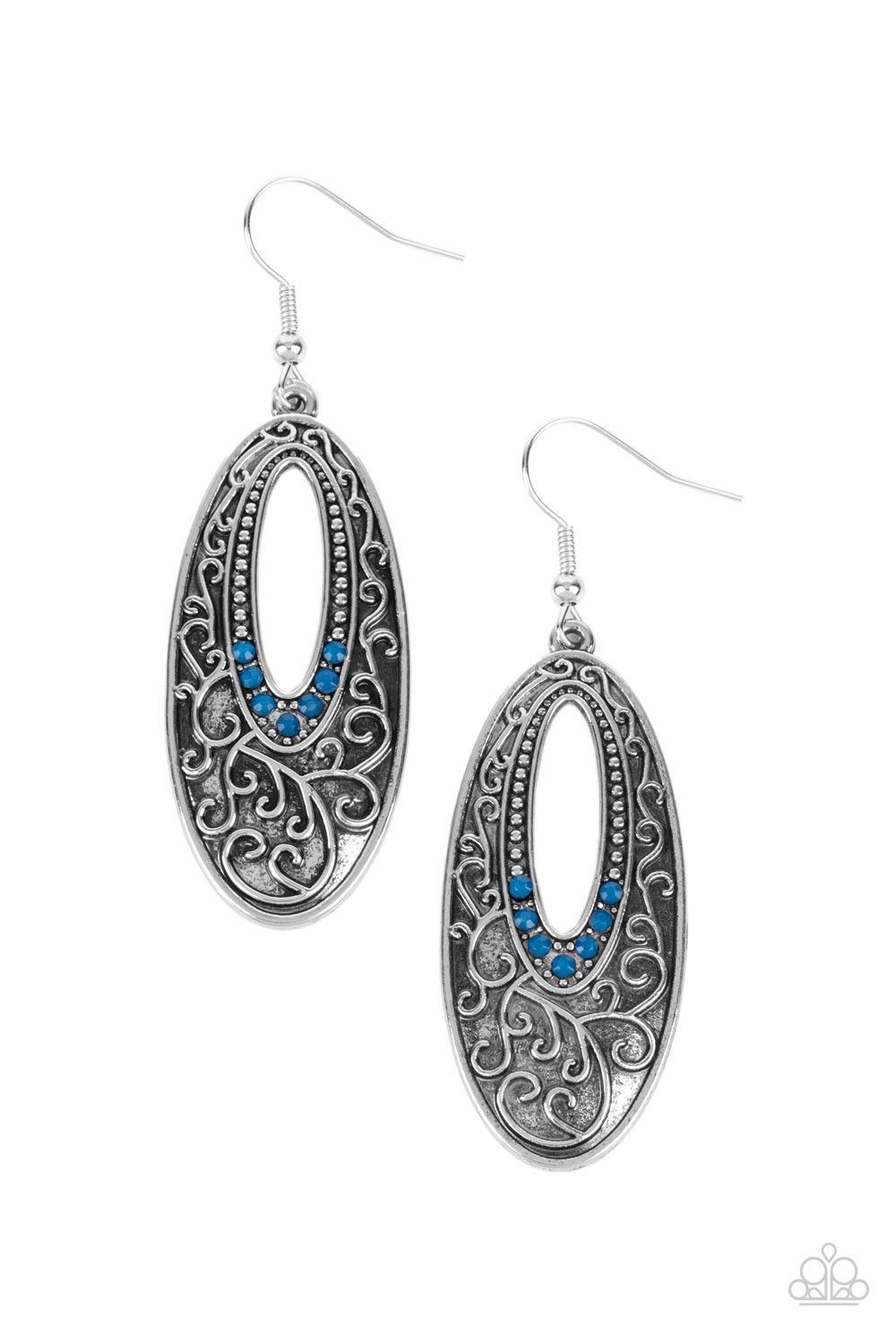 FAIRYTALE FLORA BLUE-EARRINGS