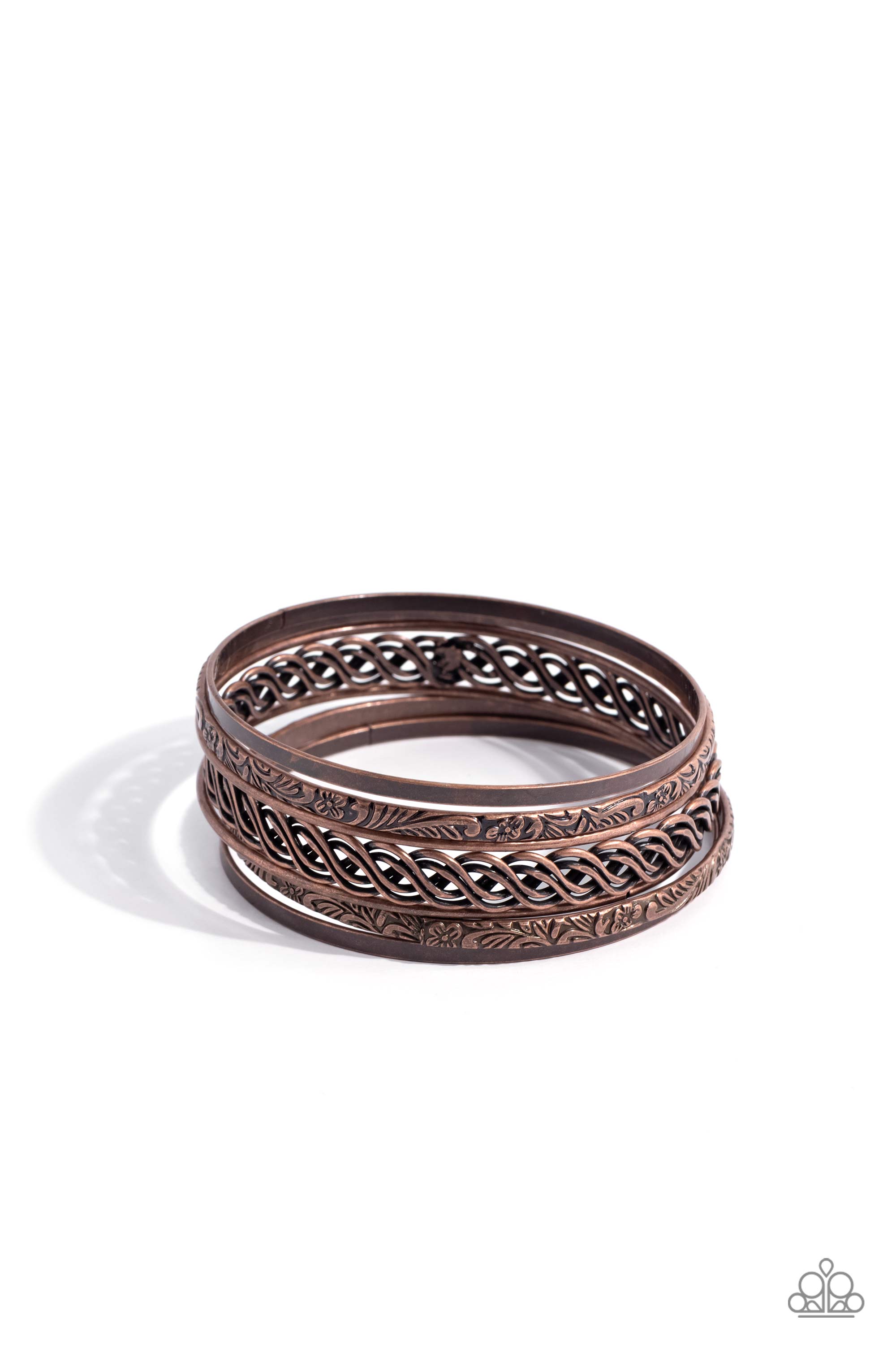 STOCKPILED SHIMMER COPPER-BRACELET