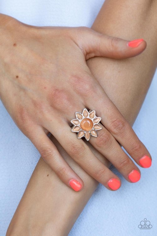 BLOSSOMING SUNBEAMS ORANGE-RING