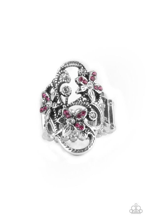 FLIRTATIOUSLY FLOWERING PINK-RING