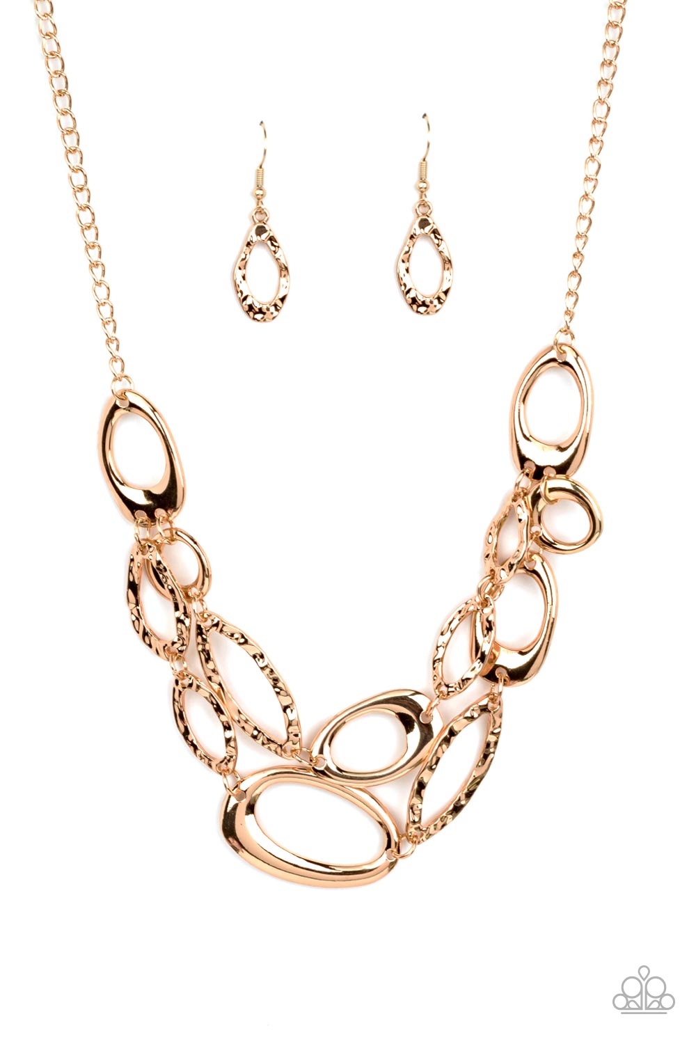 GAME OVAL GOLD-NECKLACE