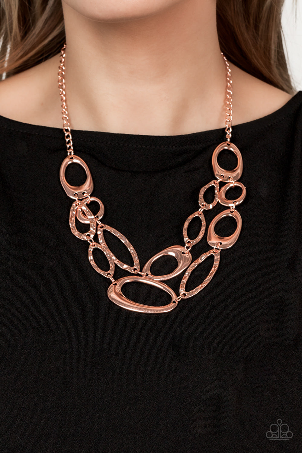 GAME OVAL COPPER-NECKLACE