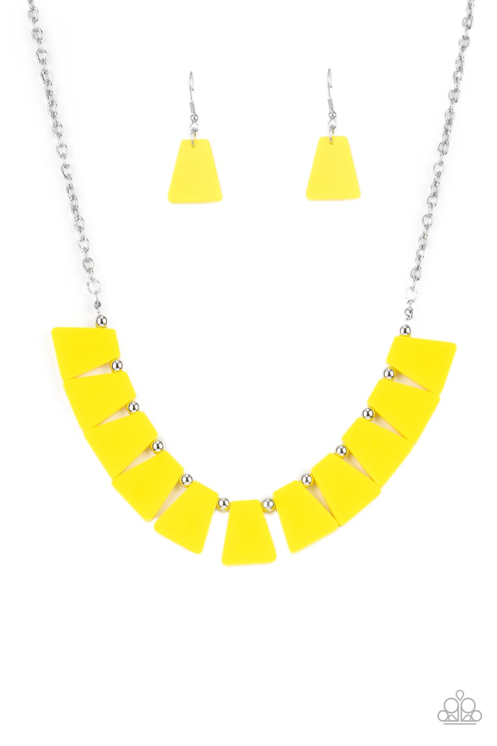 VIVACIOUSLY VERSATILE YELLOW-NECKLACE