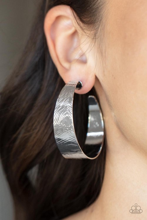 CURVE CRUSHIN SILVER-EARRINGS