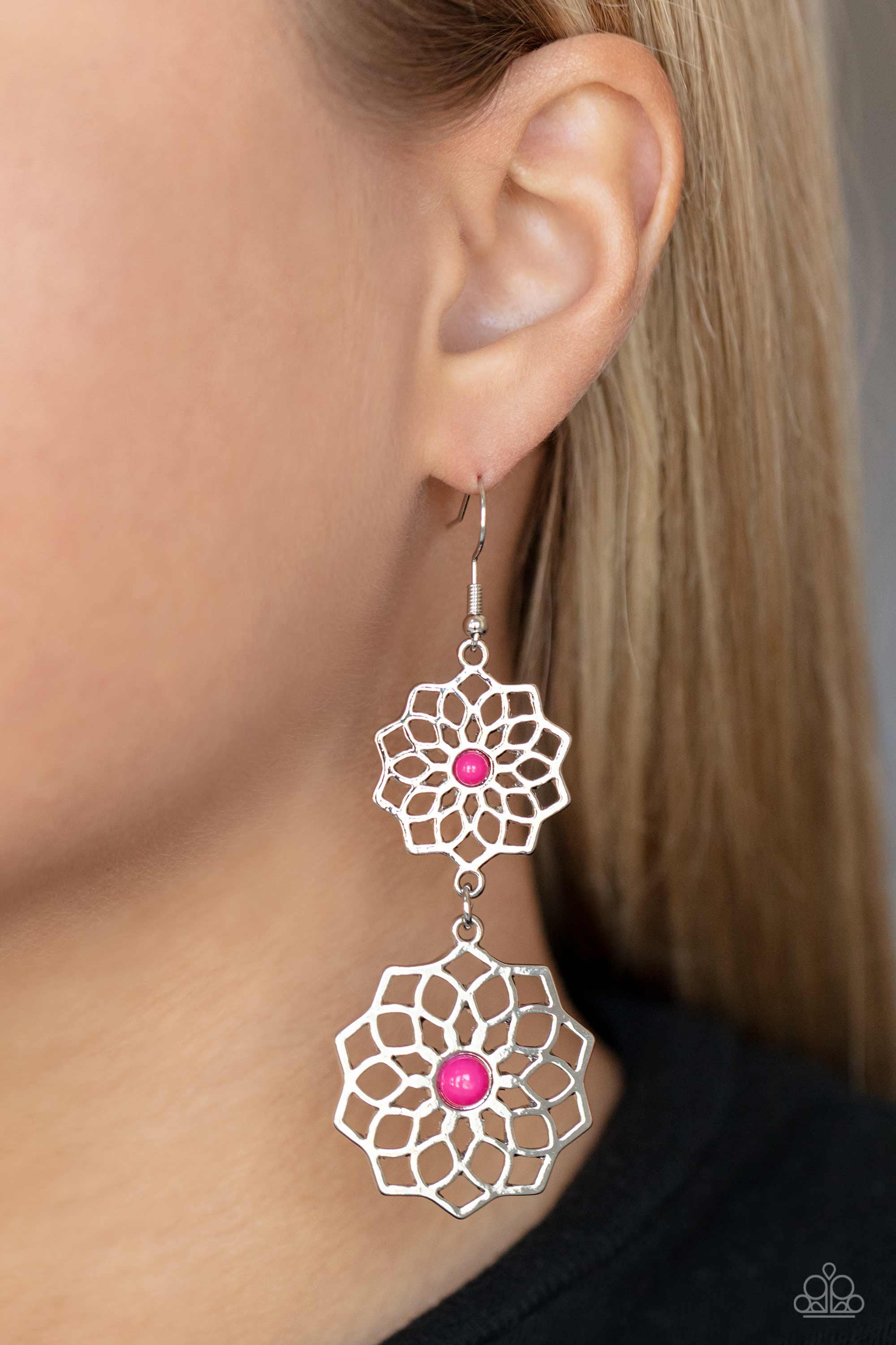 POSH POSY PINK-EARRINGS