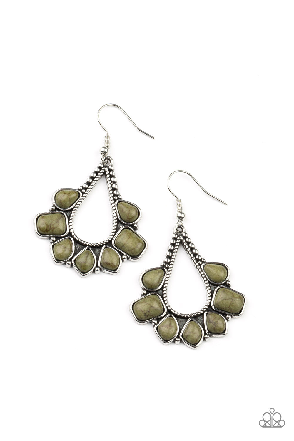 MESA TREK GREEN-EARRINGS