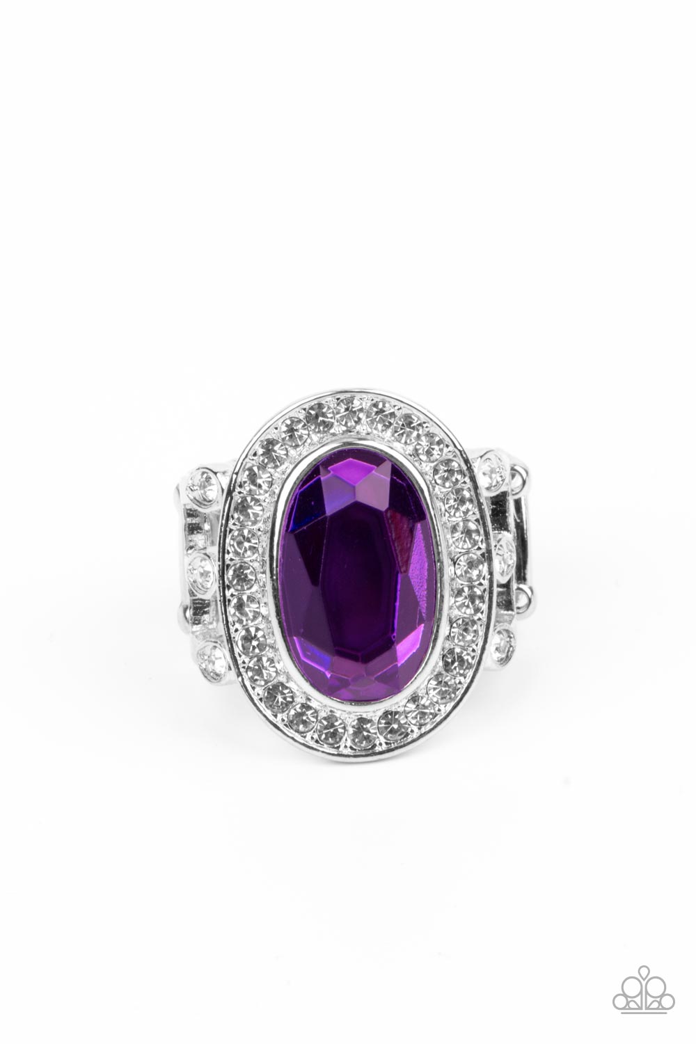 ALWAYS OVAL-ACHIEVING PURPLE-RING