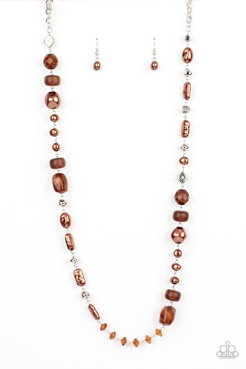 JUICY GOSSIP BROWN-NECKLACE