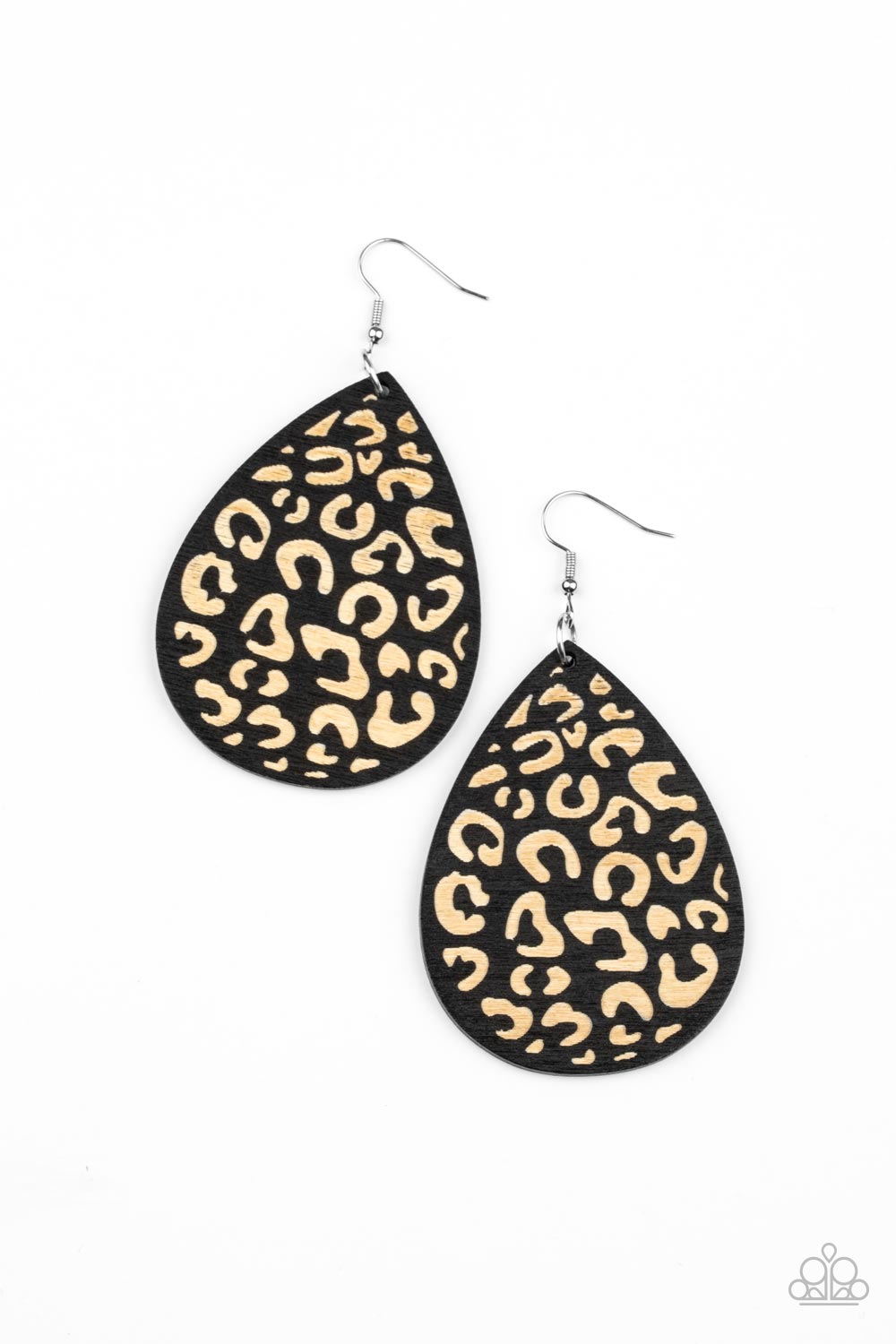 SUBURBAN JUNGLE BLACK-EARRINGS