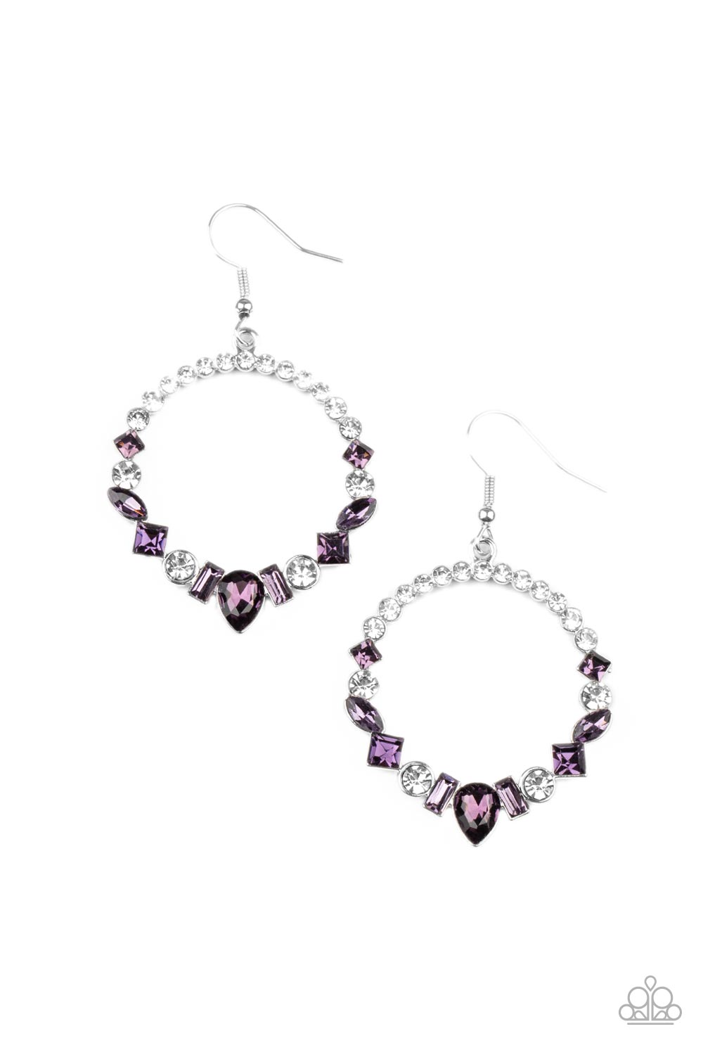 REVOLUTIONARY REFINEMENT PURPLE-EARRINGS